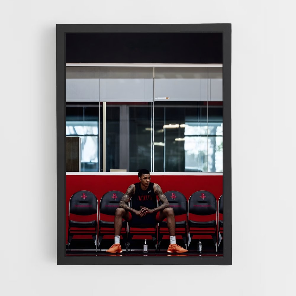 Poster Le Banc d'Entraînement – affiche Basketball (vue 2)